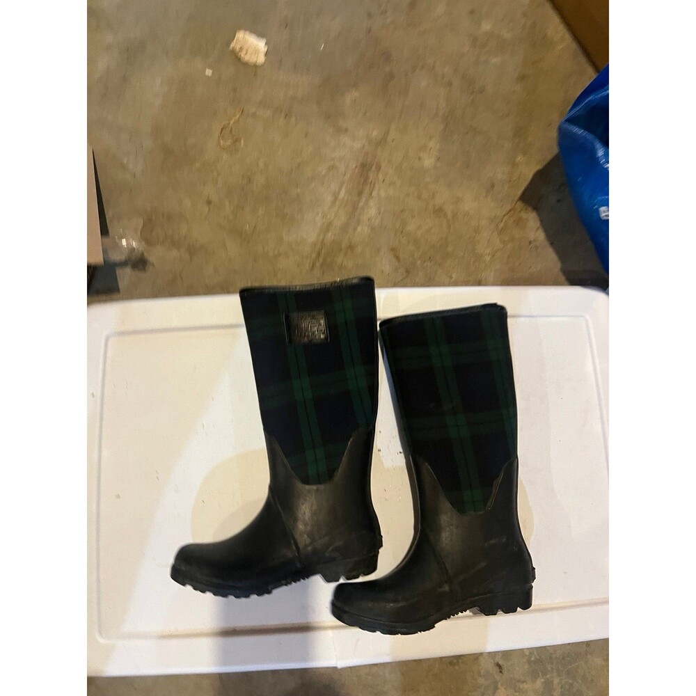 Polo Ralph Lauren boots tall boots rain mud snow boots waterproof rubber size5